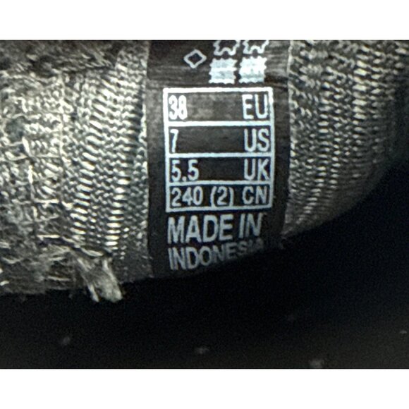 NWT Ecco Soft 5 Toggle Women's EU 38 US 7 Dark Shadow Gray Metalic Leather Shoes - Picture 10 of 10